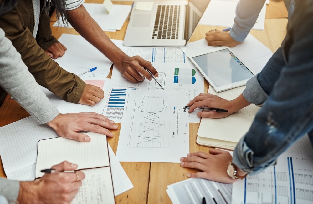 Business people meeting and papaerwork