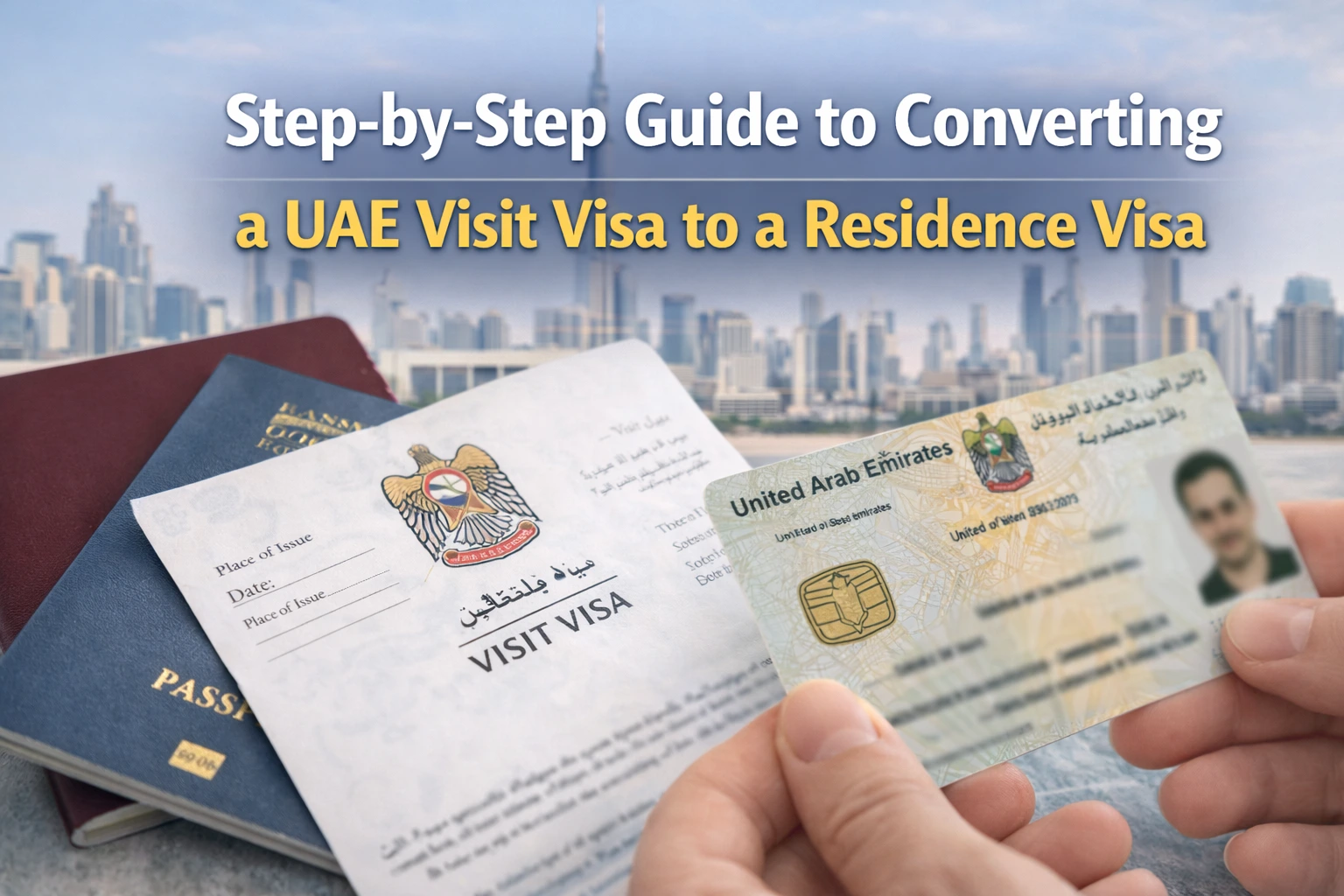 Converting a UAE Visit Visa to a Residence Visa