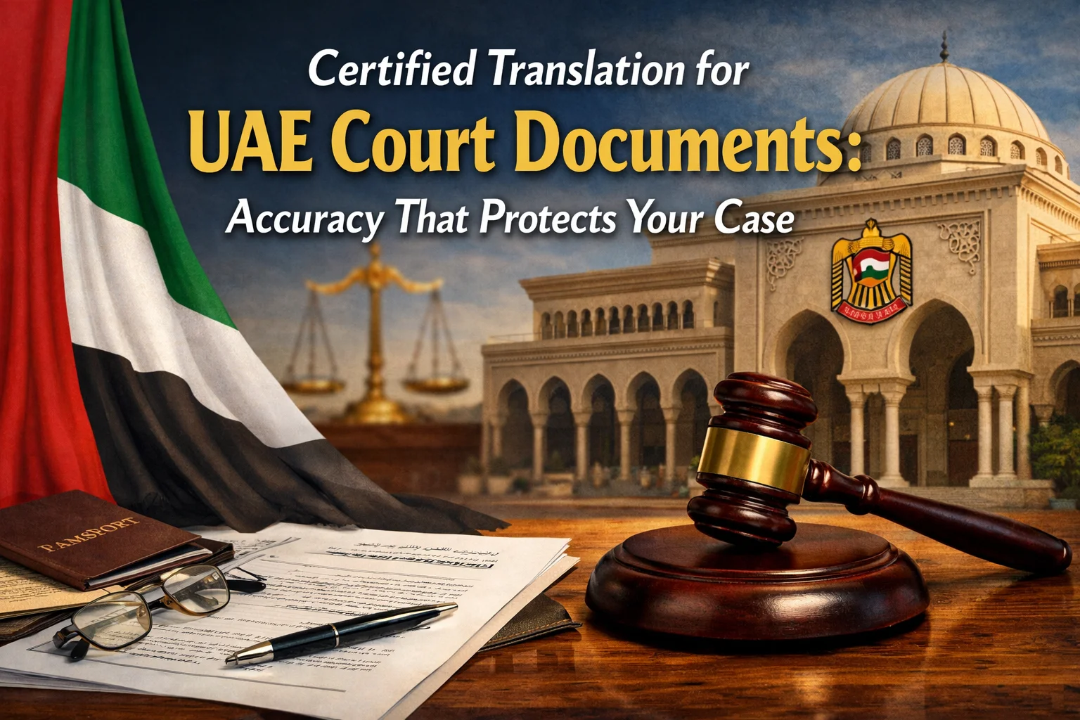 Certified Translation for UAE Court Documents