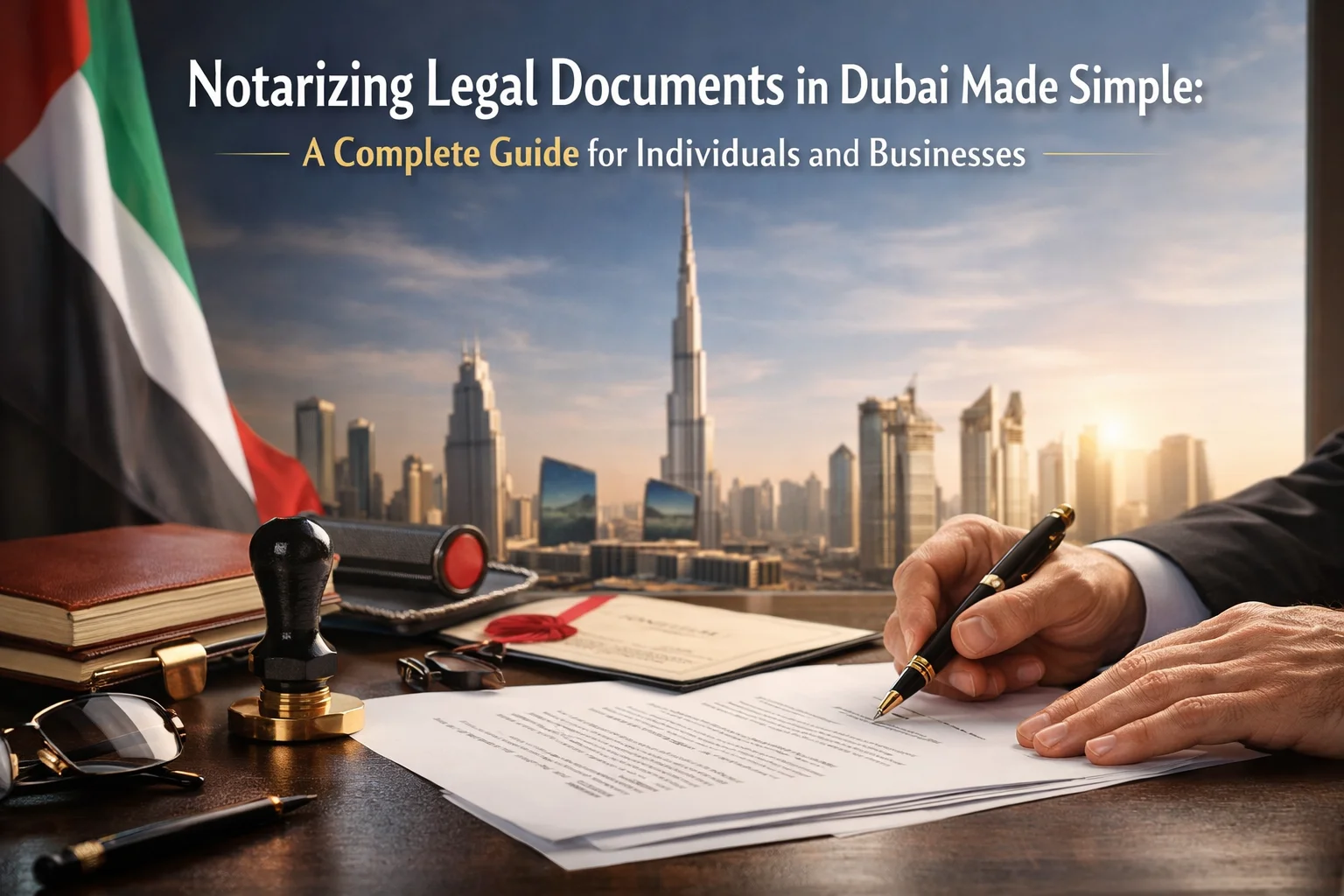 Notarizing Legal Documents in Dubai
